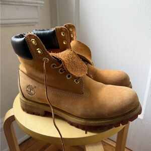 Timberland Men's Light Brown Leather Boots